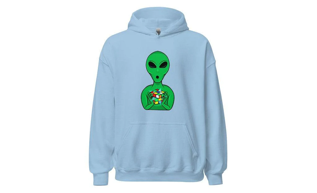 Alien Speedcuber - Rubik's Cube Hoodie - Image 10