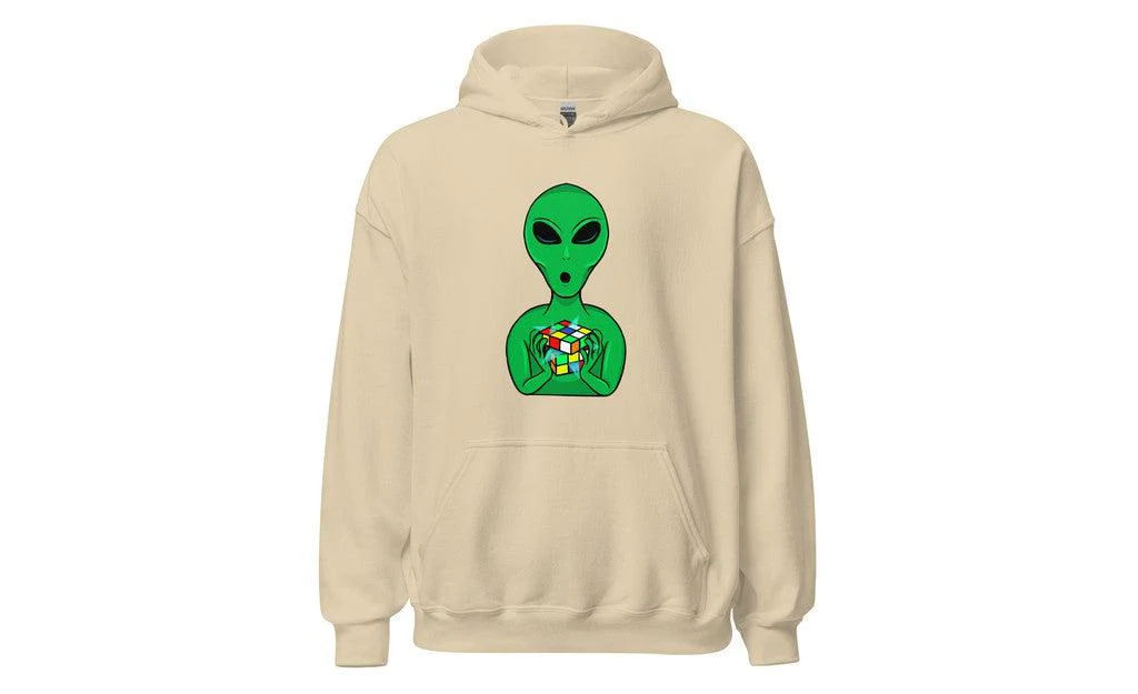 Alien Speedcuber - Rubik's Cube Hoodie - Image 11