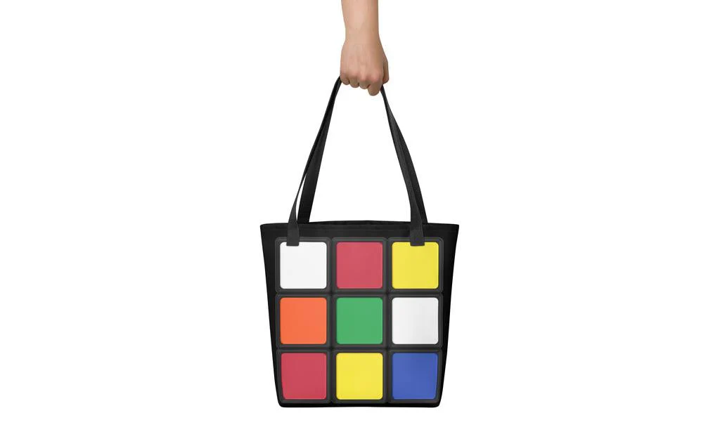 Big Cube Rubik's Cube Tote Bag - Image 2