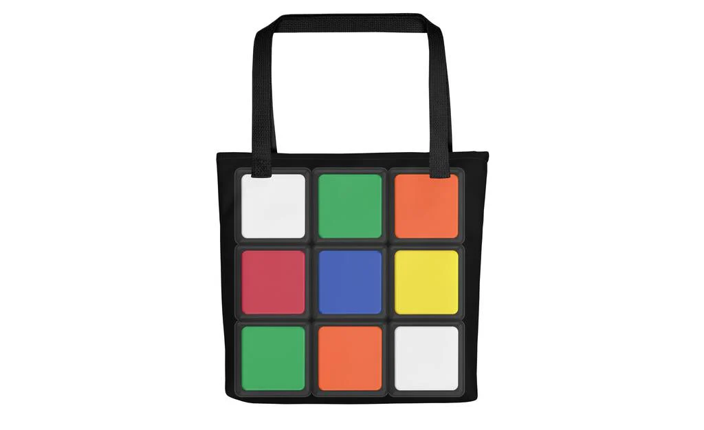 Big Cube Rubik's Cube Tote Bag - Image 3