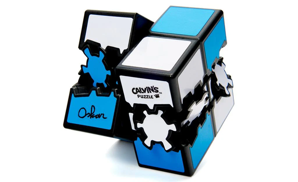 Bram & Oskar Gear Plus 2x2 Cube - Blue/White - Image 3