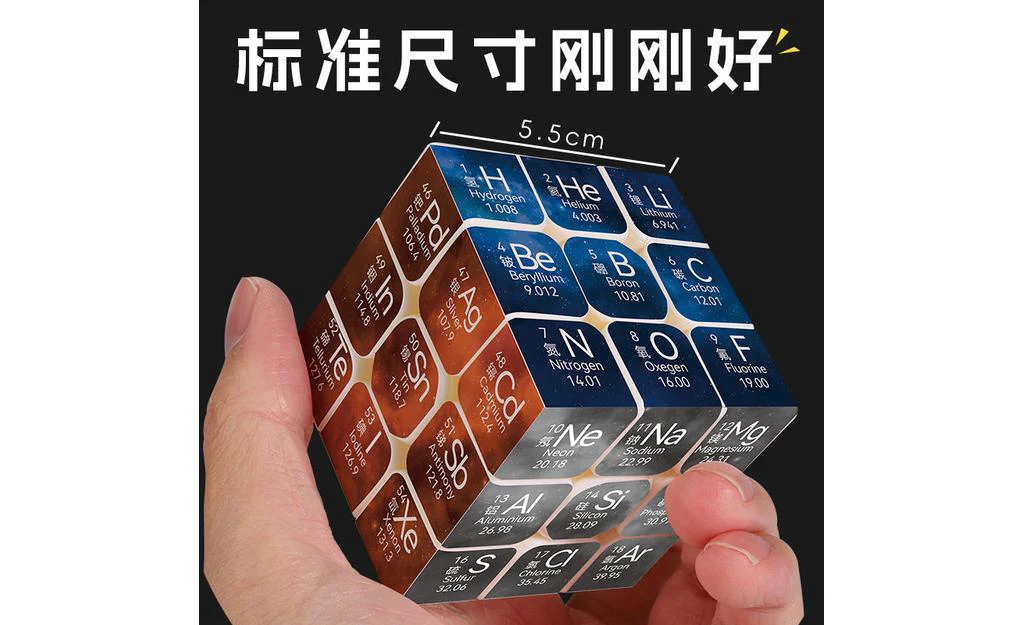 Ziina Star Chemical Elements 3x3 (UV Printed) - Type A, No.1-54 - Image 4