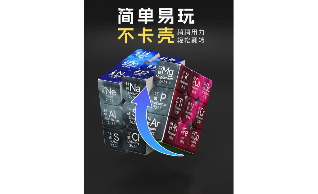 Ziina Star Chemical Elements 3x3 (UV Printed) - Type A, No.1-54 - Image 9