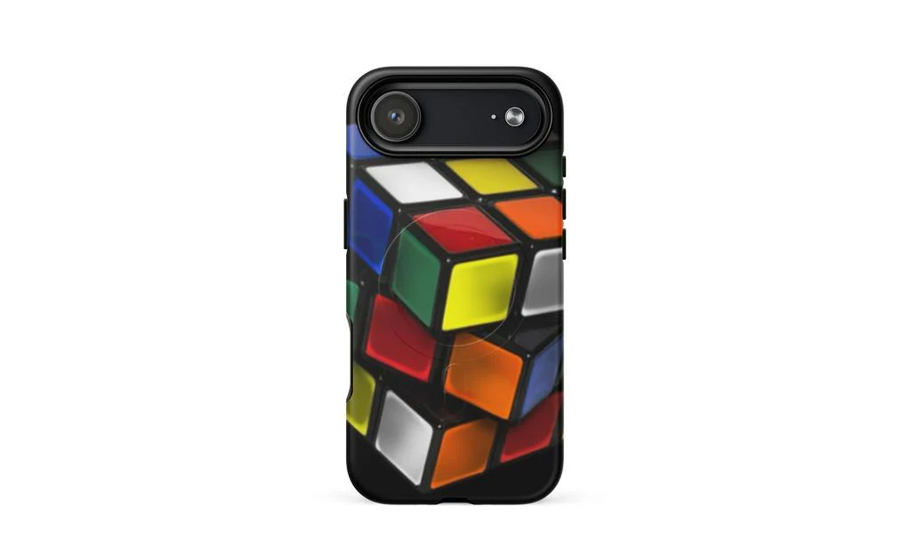 Close-Up Rubik's Cube MagSafe® Phone Case (tough case) for iPhone® - Image 28