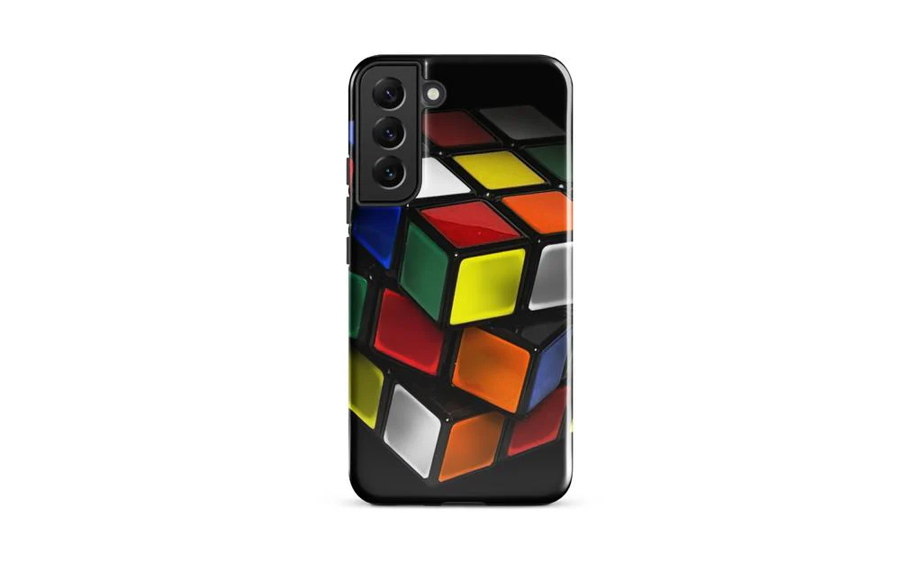 Close-Up Rubik's Cube Phone Case (Tough case) for Samsung® - Image 19