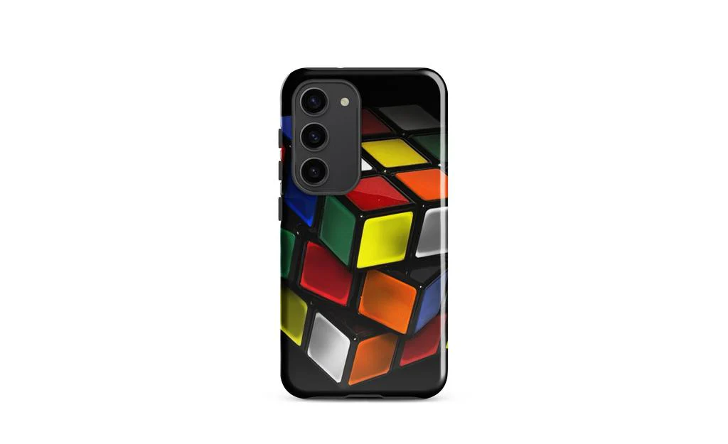 Close-Up Rubik's Cube Phone Case (Tough case) for Samsung® - Image 23