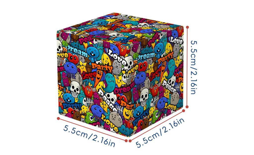 Ziina Star Colorful Graffiti 3x3 (UV Printed) - Image 6