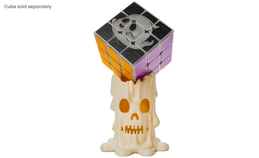 Creepy Candle Rubik's Cube Display Stand + Light - Image 2