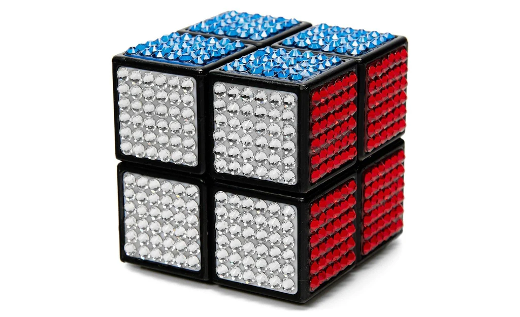 Crystallized 2x2 Speed Cube - Image 2