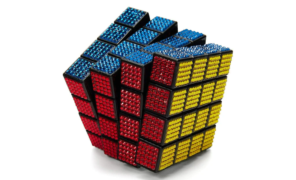 Crystallized 4x4 Speed Cube