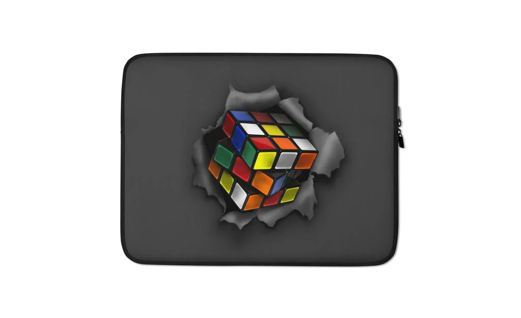 Cube Bursting Through - Laptop Sleeve