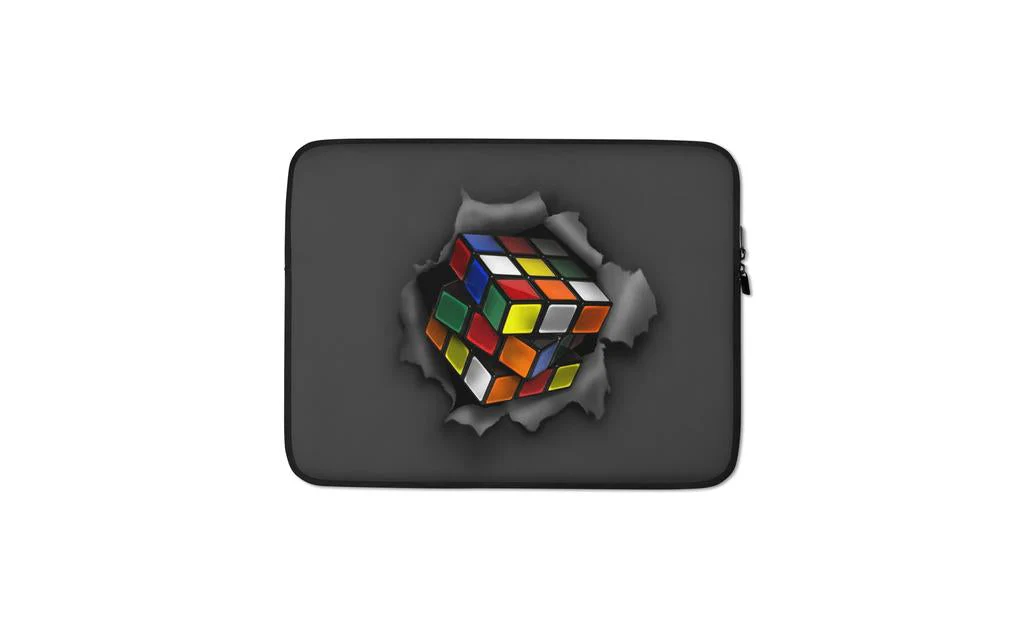 Cube Bursting Through - Laptop Sleeve - Image 2