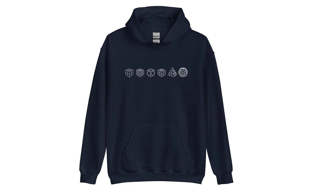 Cube Lineup (Dark) - Rubik's Cube Hoodie - Image 2