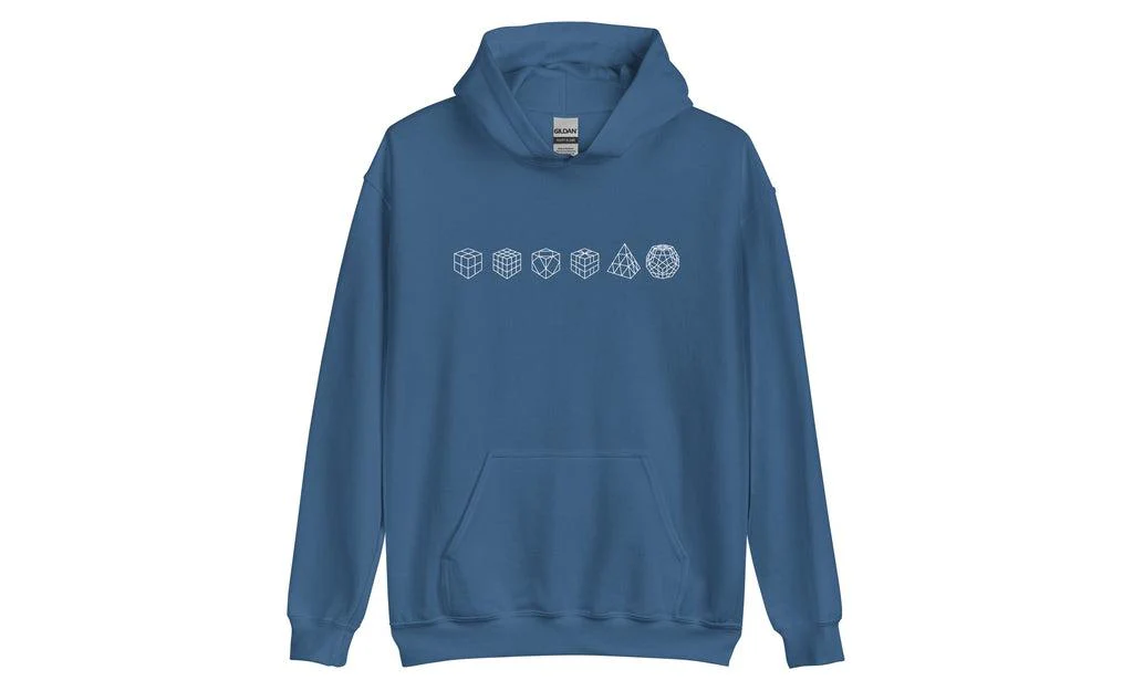 Cube Lineup (Dark) - Rubik's Cube Hoodie - Image 4