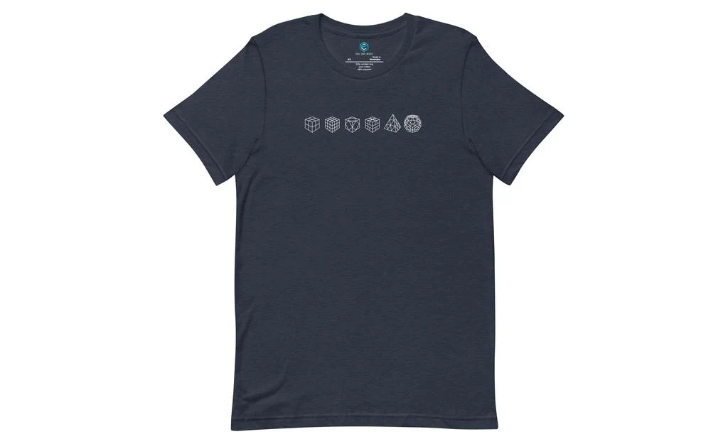 Cube Lineup (Dark) - Rubik's Cube Shirt