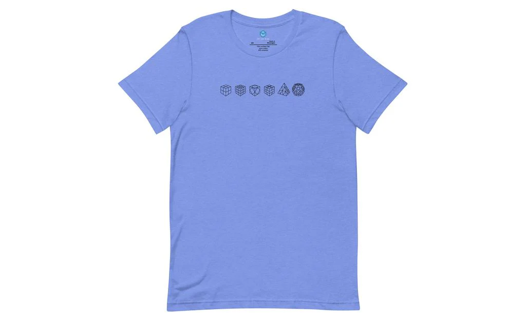 Cube Lineup (Light) - Rubik's Cube Shirt