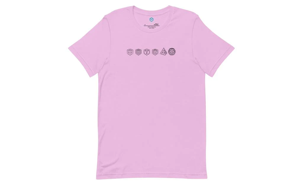 Cube Lineup (Light) - Rubik's Cube Shirt - Image 3