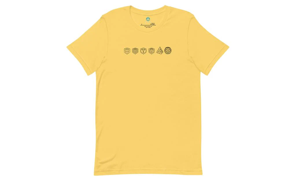 Cube Lineup (Light) - Rubik's Cube Shirt - Image 5