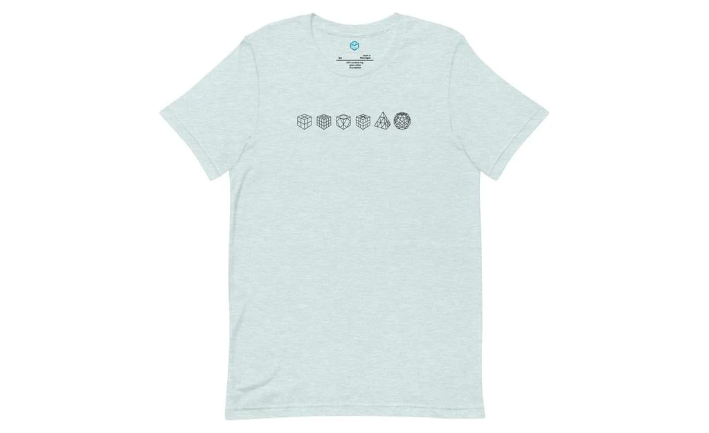 Cube Lineup (Light) - Rubik's Cube Shirt - Image 6