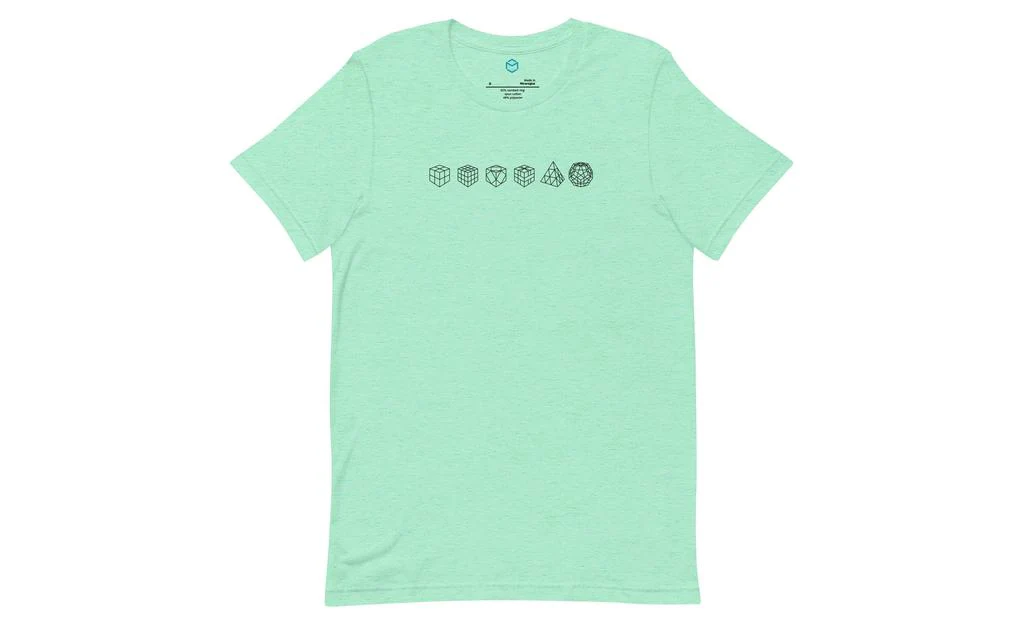 Cube Lineup (Light) - Rubik's Cube Shirt - Image 7