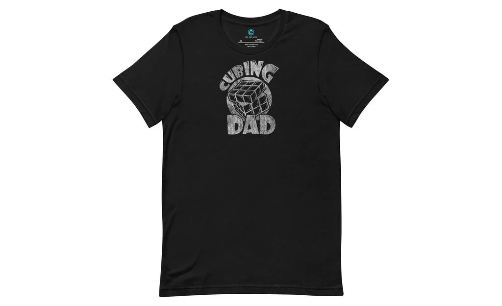 Cubing Dad V2 Rubik's Cube Shirt - Image 2