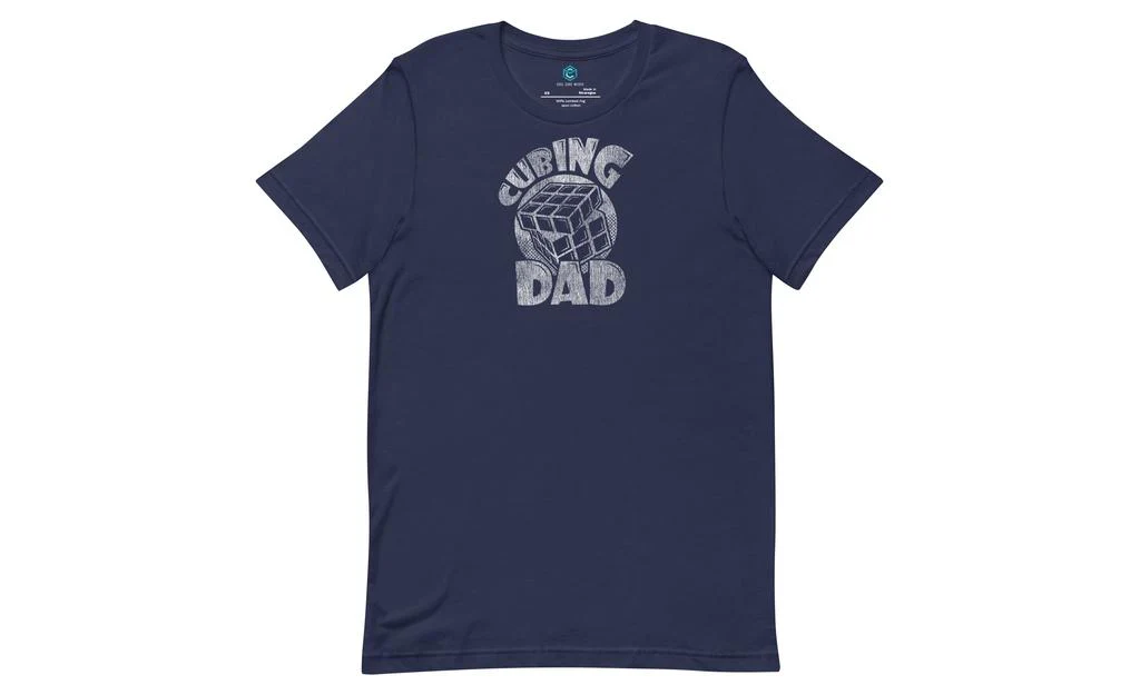 Cubing Dad V2 Rubik's Cube Shirt - Image 3