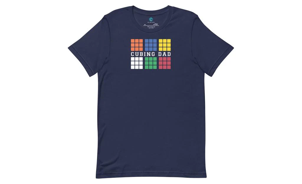 Cubing Dad V4 Rubik's Cube Shirt - Image 4