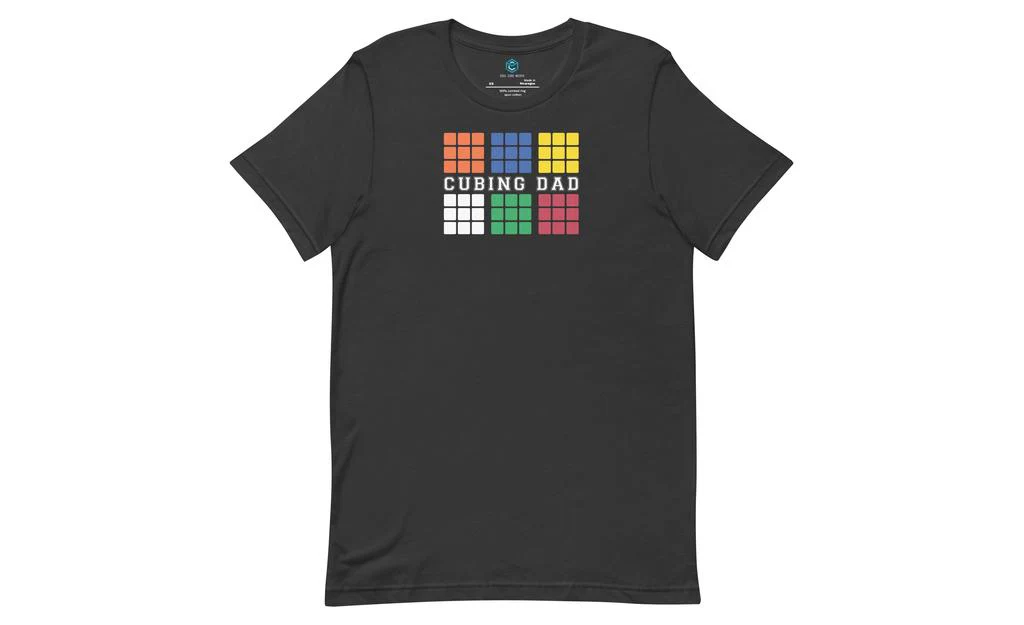 Cubing Dad V4 Rubik's Cube Shirt - Image 6