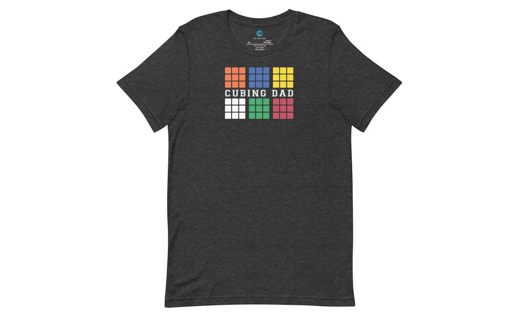 Cubing Dad V4 Rubik's Cube Shirt - Image 8