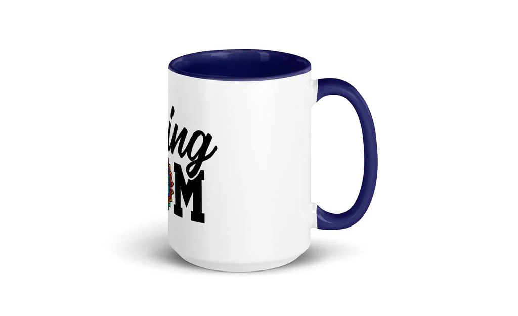 Cubing Mom Daisy Mug Rubik's Cube with Color Inside and on Handle - Image 10