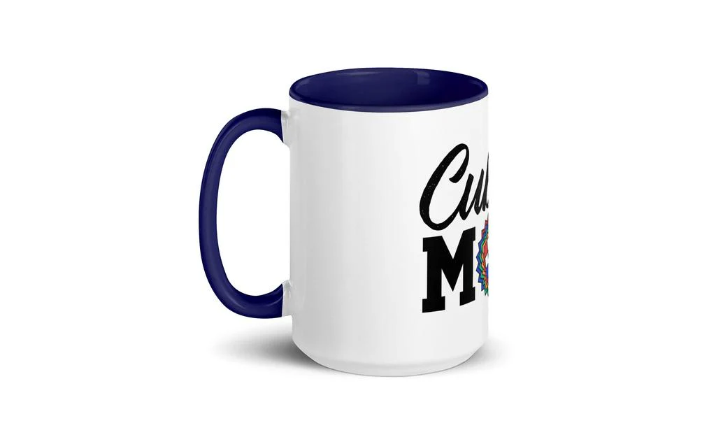 Cubing Mom Daisy Mug Rubik's Cube with Color Inside and on Handle - Image 12