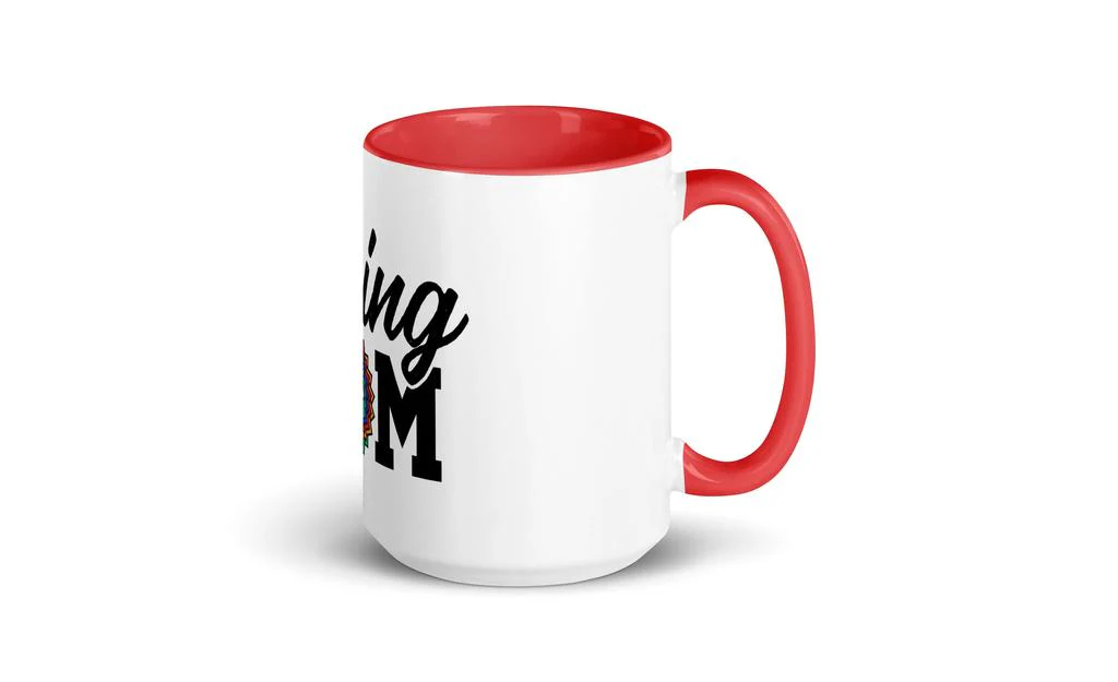 Cubing Mom Daisy Mug Rubik's Cube with Color Inside and on Handle - Image 16