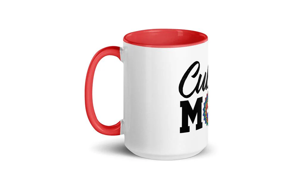 Cubing Mom Daisy Mug Rubik's Cube with Color Inside and on Handle - Image 18