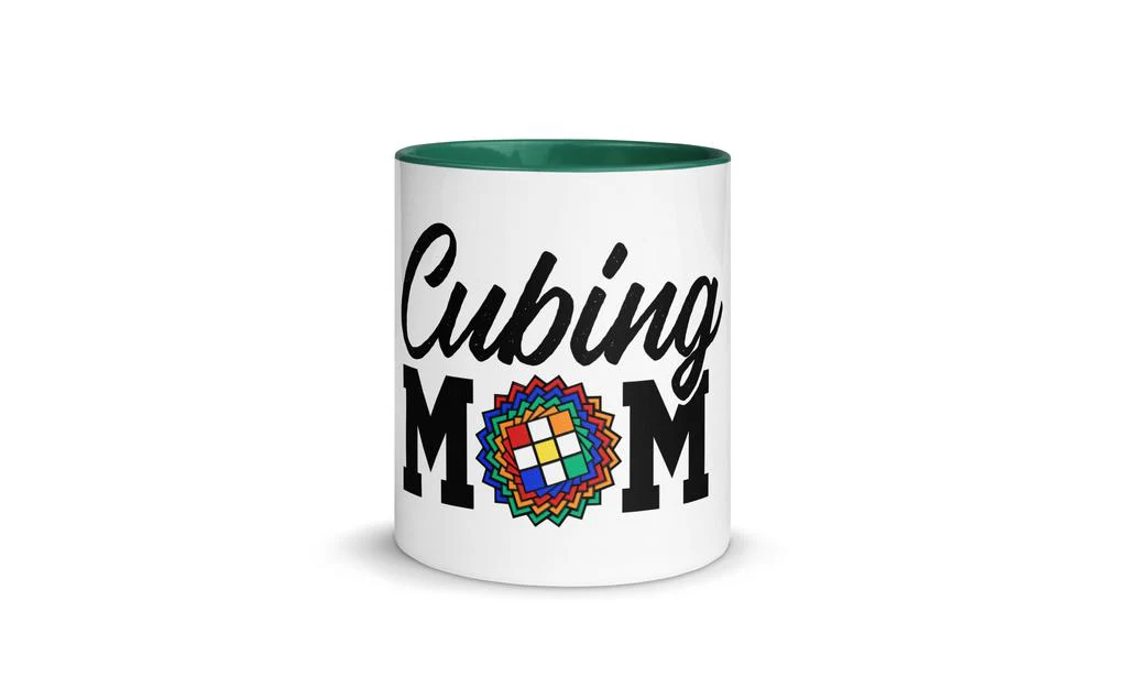Cubing Mom Daisy Mug Rubik's Cube with Color Inside and on Handle - Image 20