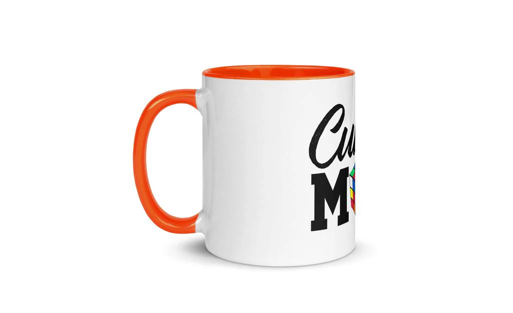Cubing Mom Mug Rubik's Cube with Color Inside and on Handle - Image 27