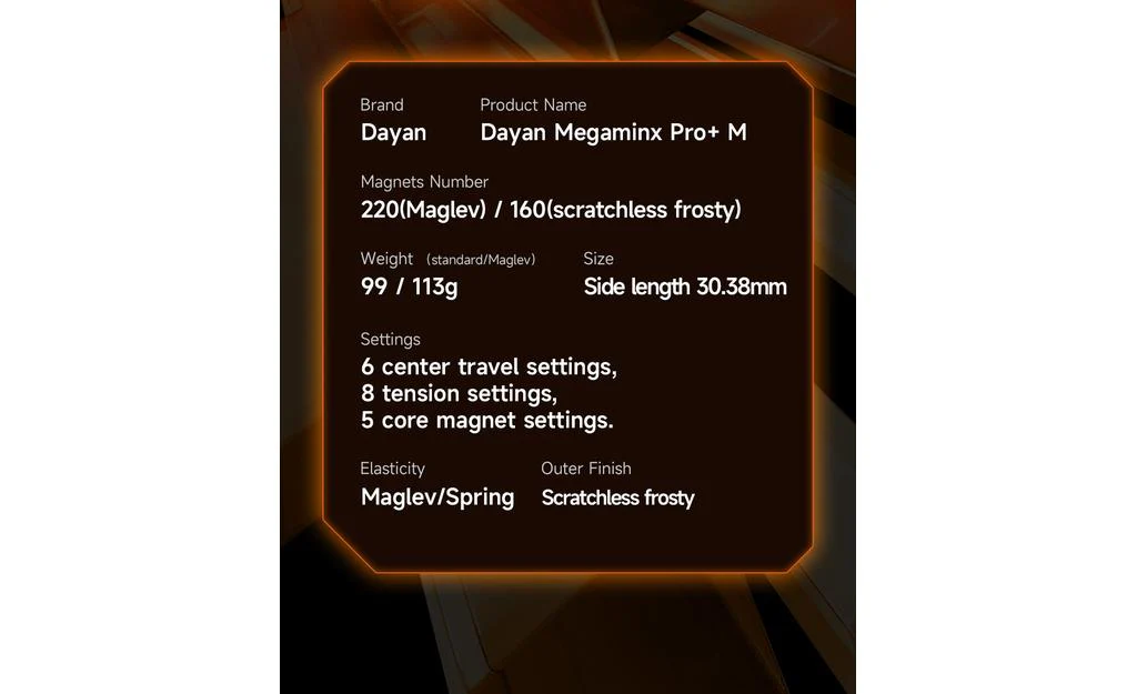 DaYan Megaminx Pro+ (Magnetic, MagLev, Ball-Core) - Image 15