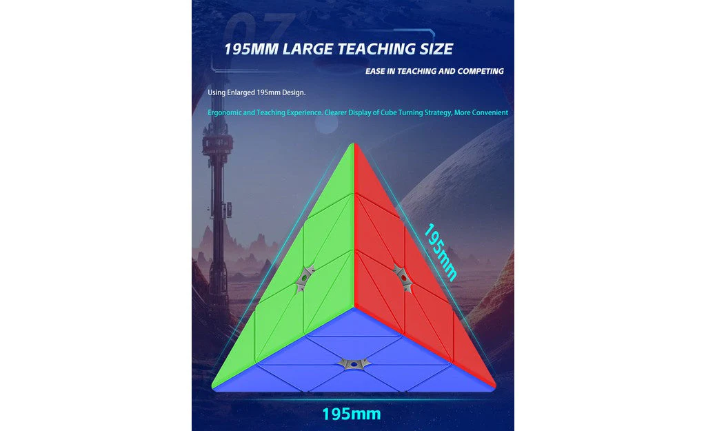 DianSheng Big Pyraminx - 19.5cm (Magnetic) - Image 11
