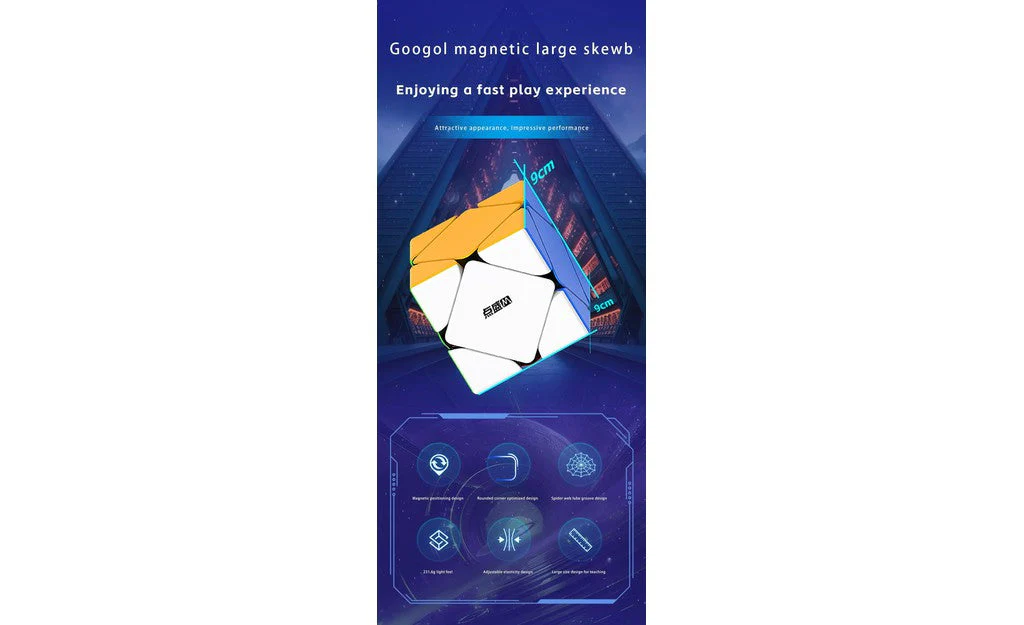 DianSheng Big Skewb - 9cm (Magnetic) - Image 8