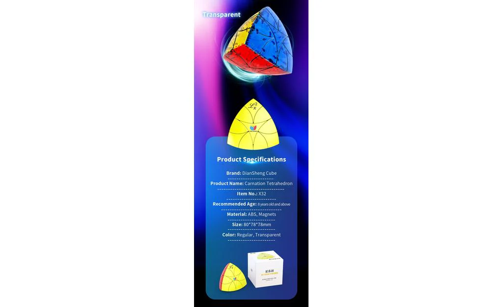 DianSheng Carnation Tetrahedron (Magnetic) - Image 16