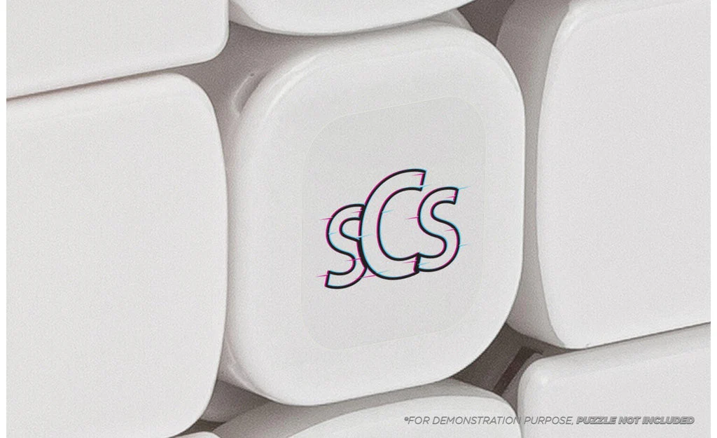 Distorted Logo Sticker (4 Pack)