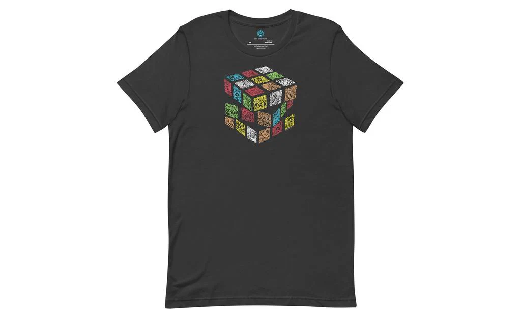 Doodle Cube - Rubik's Cube Shirt - Image 5