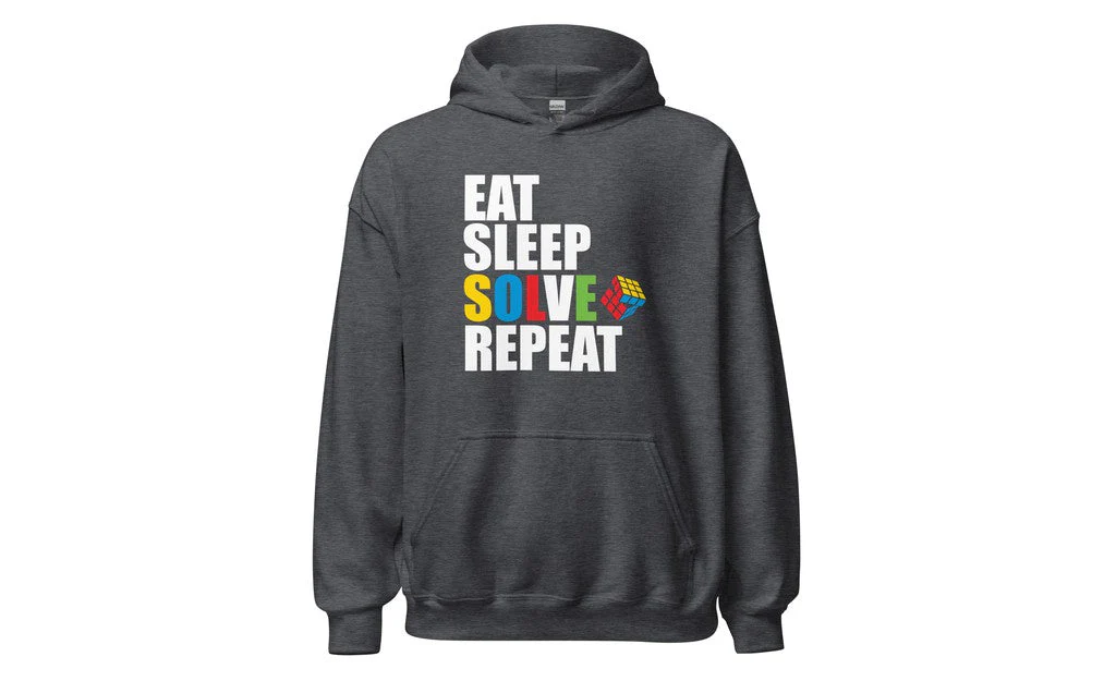 Eat, Sleep, Solve, Repeat - Rubik's Cube Hoodie - Image 4