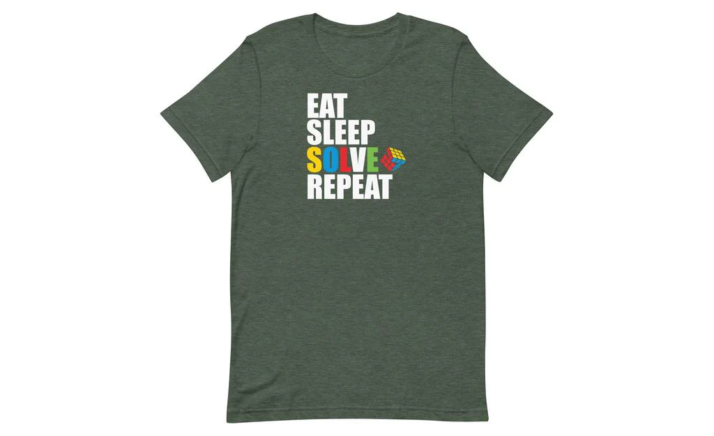 Eat, Sleep, Solve, Repeat - Rubik's Cube Shirt - Image 26