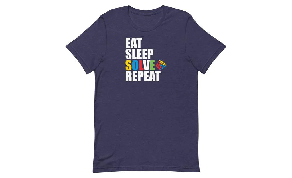Eat, Sleep, Solve, Repeat - Rubik's Cube Shirt - Image 27