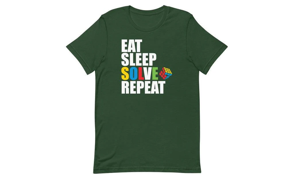 Eat, Sleep, Solve, Repeat - Rubik's Cube Shirt - Image 5