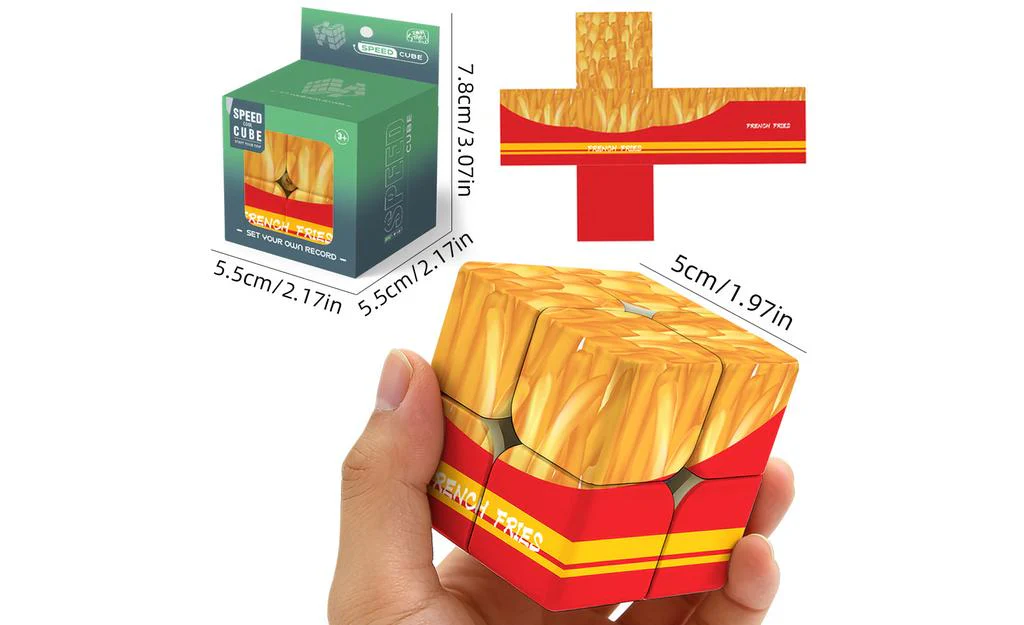 Ziina Star French Fries 2x2 (UV Printed) - Image 8