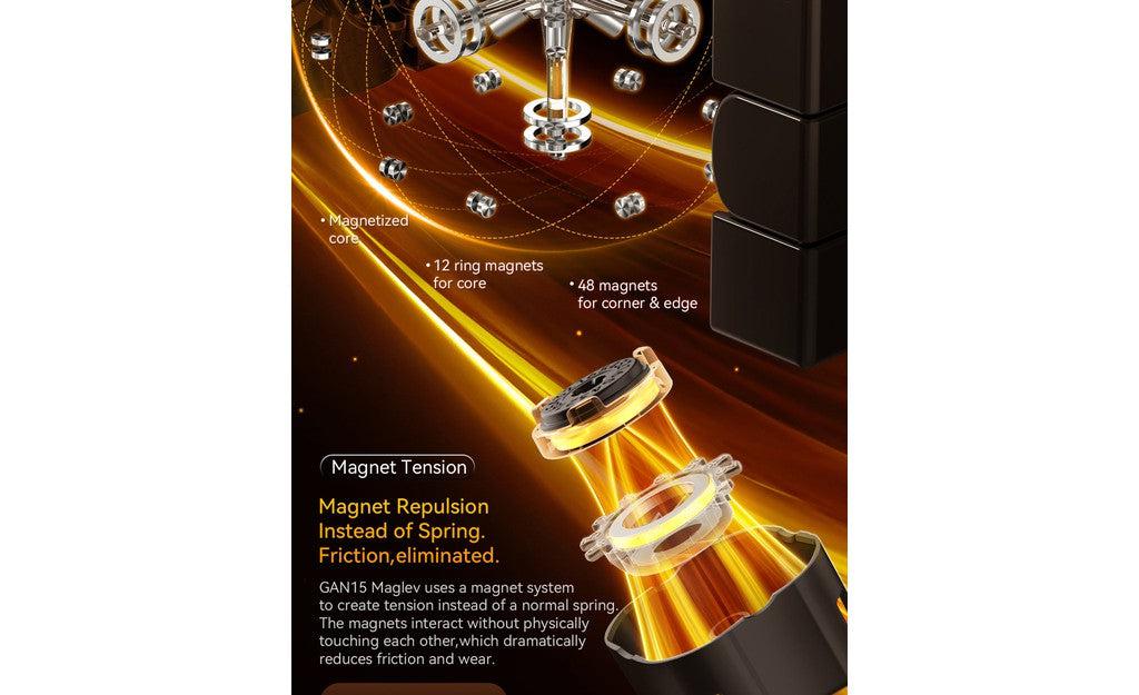 GAN 15 3x3 - 10th Anniversary Edition (Magnetic, MagLev, UV Coated) - Image 18