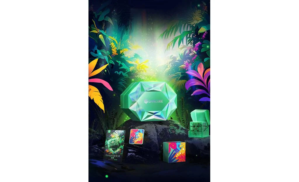 GAN 15 3x3 Emerald (Magnetic, MagLev, Core Magnets, UV Coated) - Limited Edition - Image 10