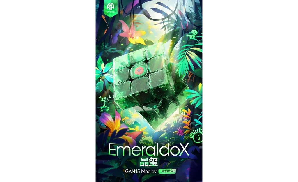 GAN 15 3x3 Emerald (Magnetic, MagLev, Core Magnets, UV Coated) - Limited Edition - Image 13