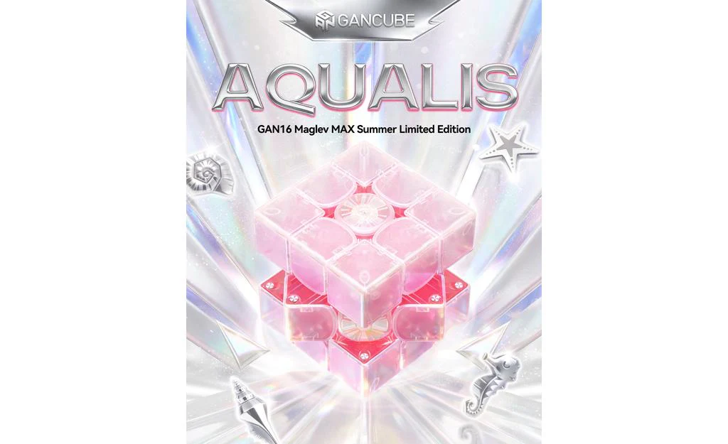 GAN 16 3x3 Max Aqualis (Magnetic, MagLev, Core Magnets, UV Coated) - Limited Edition - Image 2